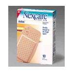3M Active Strips Knee/Elbow Bandages, 10/Box