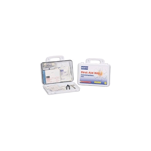 North Construction Bulk First Aid Kit, 25 Person, Plastic